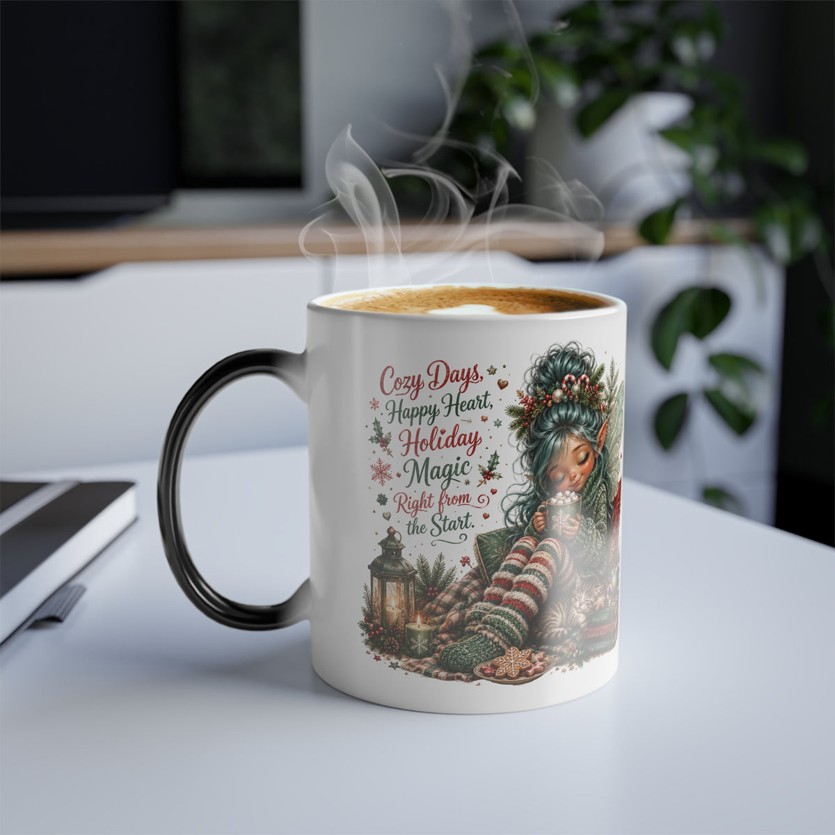 Christmas Elf Holiday Magic Color-Changing Mug