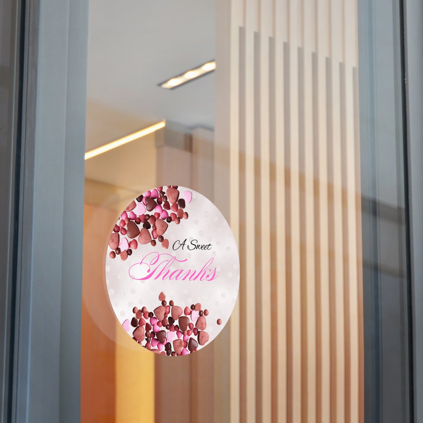 Sweet Heart Round Vinyl Stickers - Perfect For Personalized Wedding Favors, Cute Thank You Stickers, Heart Theme Party Labels, Custom Stickers for [...]