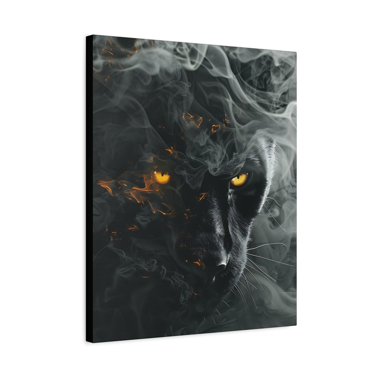 Mystical Panther Canvas Wall Art - 1.25" Stretched Wall Decor
