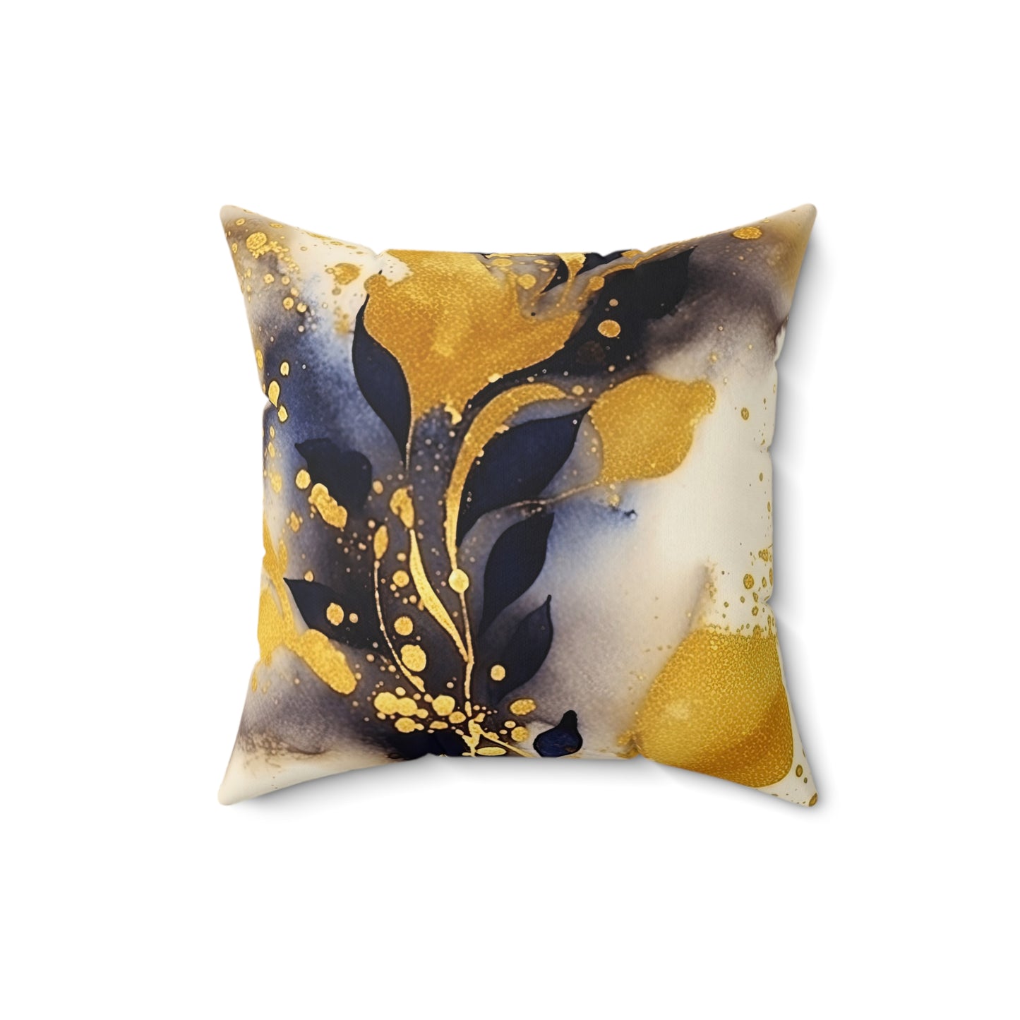 Decorative Spun Polyester Square Pillow, Home or Office Decor, Beautiful Accent for Any Room, Stylish for Everyday for Anyone