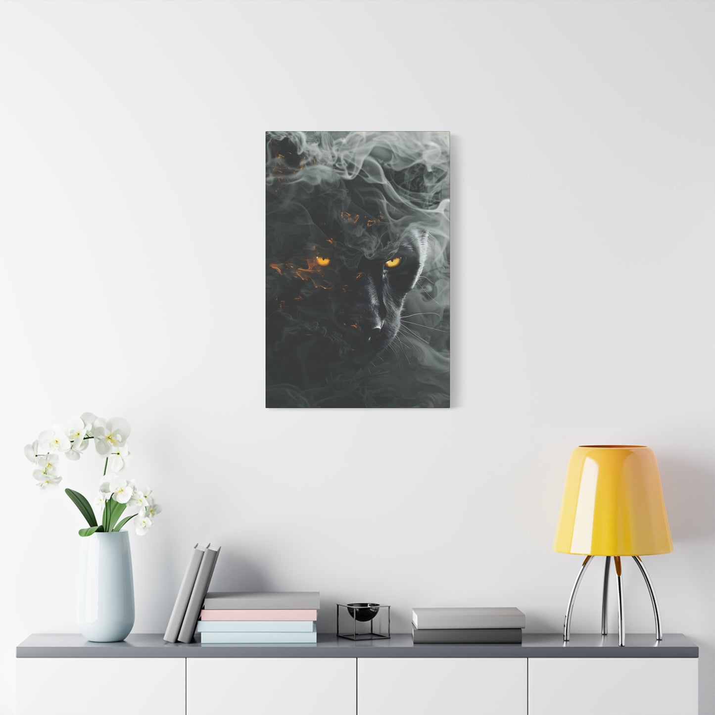 Mystical Panther Canvas Wall Art - 1.25" Stretched Wall Decor