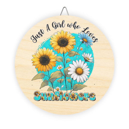 Rustic Charm Wood Signs with Sunflowers, Sunflower Lovers, Sunflower Accent for Home or Office, Cute Gift Idea for Her for Any Occasion