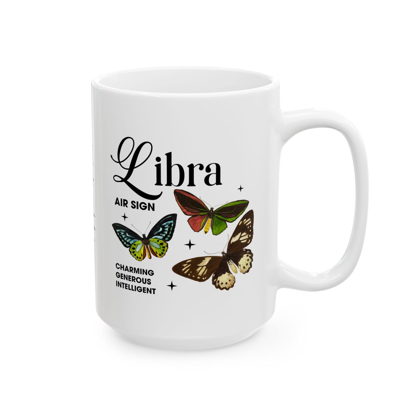 Libra Zodiac Ceramic Mug | 11oz & 15oz | Astrology Gifts for Libra Lovers