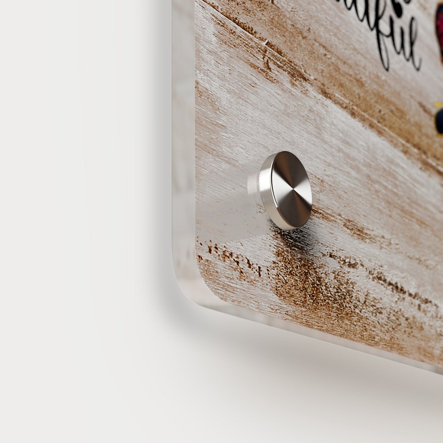 Acrylic Wall Art Panel - Inspirational Quote "Strong is the New Beautiful" Wall Decor