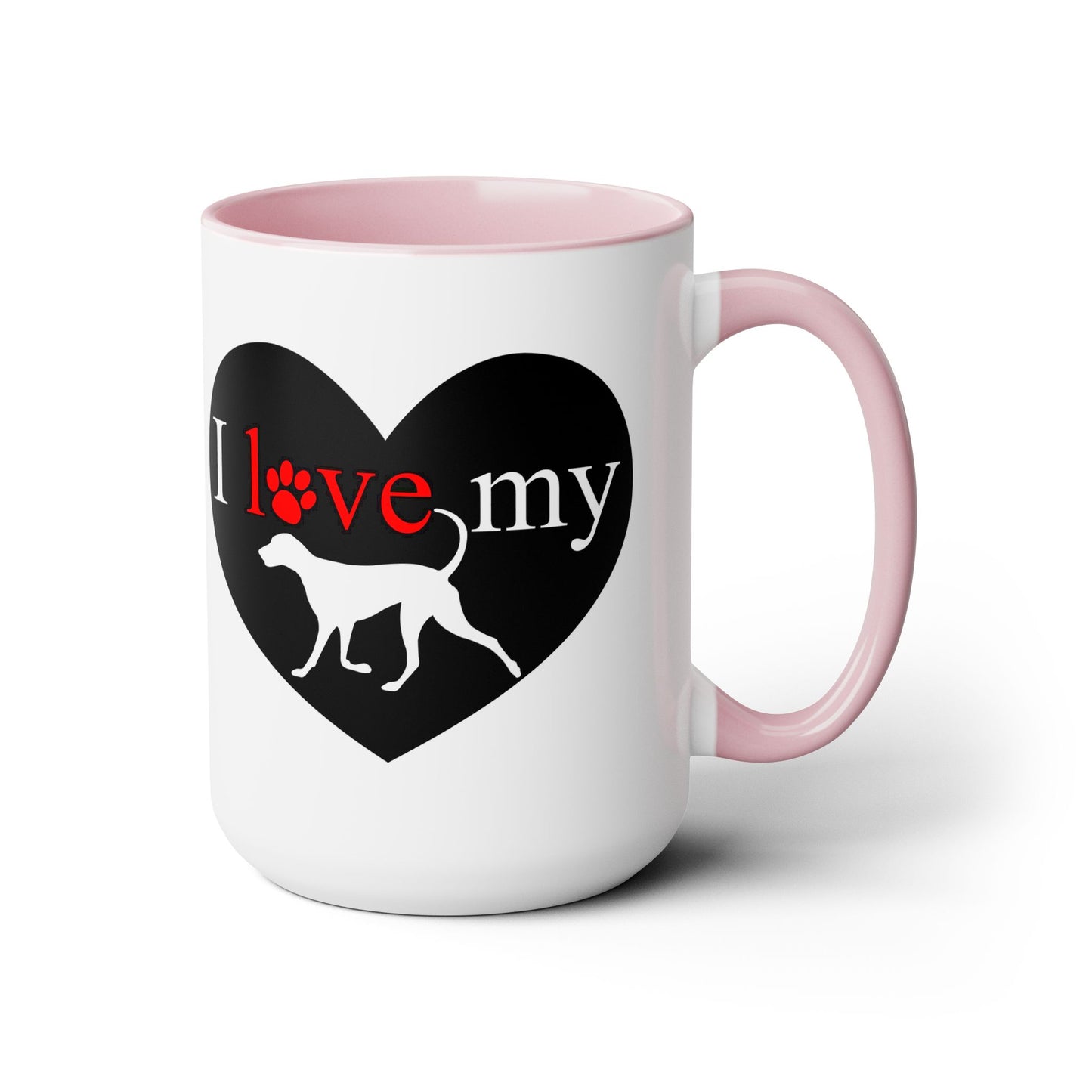 Pet Theme Two-Tone Coffee Mugs, 15oz, Animal Lovers, Pet Lovers Quote, Pet Lovers, Coffee, Tea, Hot Chocolate Lovers, Gift Idea for Any Occasion