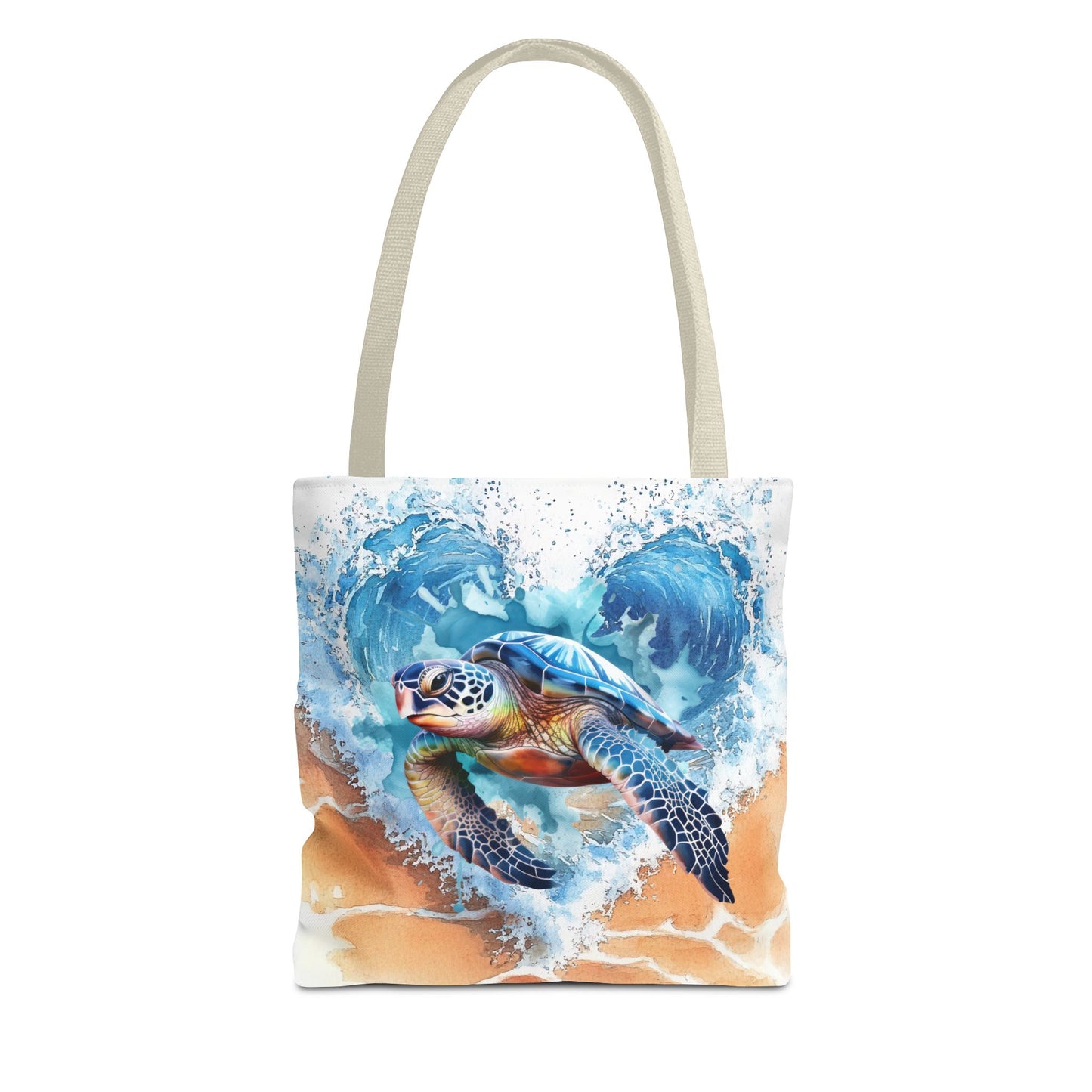 Ocean Turtle Tote Bag - Eco-Friendly, Beach Vibes, Summer Gift, Sea Life Accessory, Environmental Awareness