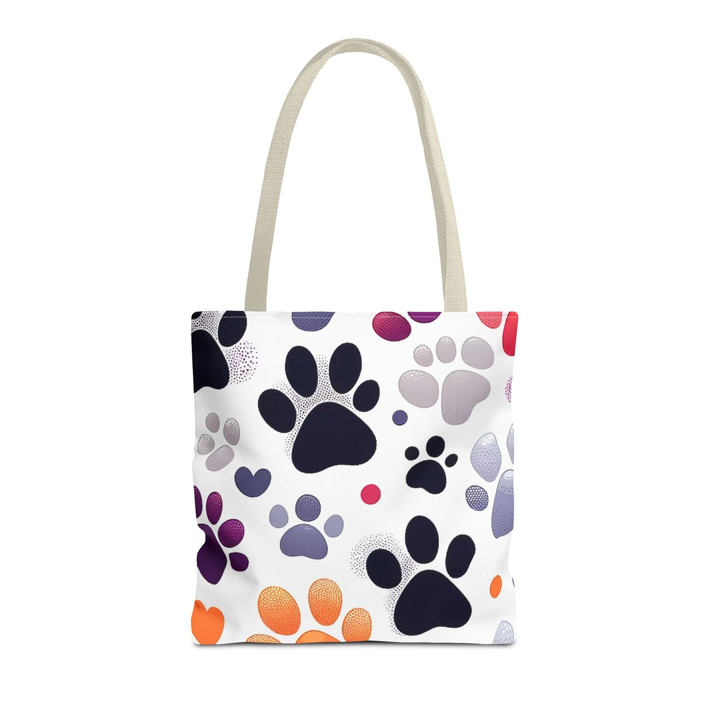 Paw Print FashionableTote Bag (AOP), Stylish, Animal Lovers, Pet Lovers, Great Gift Idea for Birthdays, Holidays or Any Occasion for Anyone