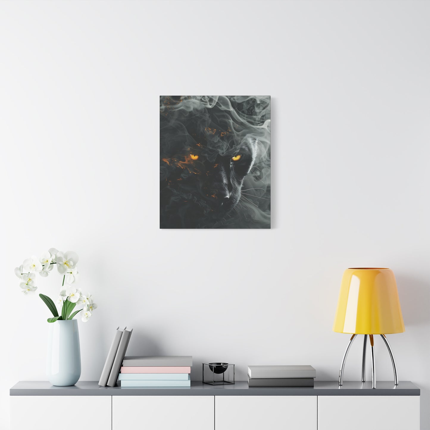Mystical Panther Canvas Wall Art - 1.25" Stretched Wall Decor