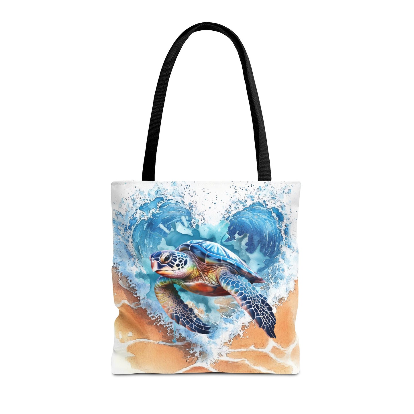 Ocean Turtle Tote Bag - Eco-Friendly, Beach Vibes, Summer Gift, Sea Life Accessory, Environmental Awareness