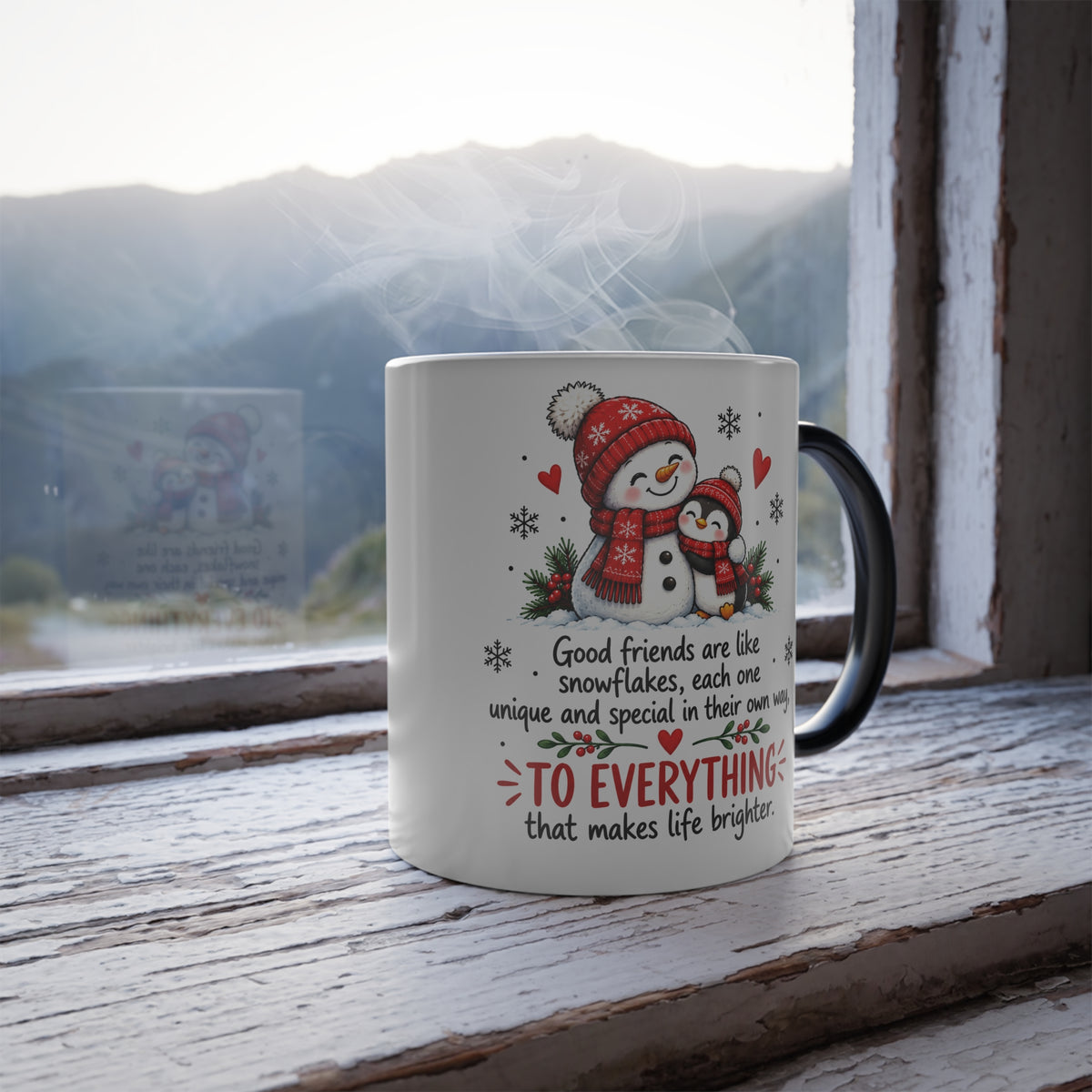 Christmas Color-Changing Mug – Holiday Cheer Coffee Cup