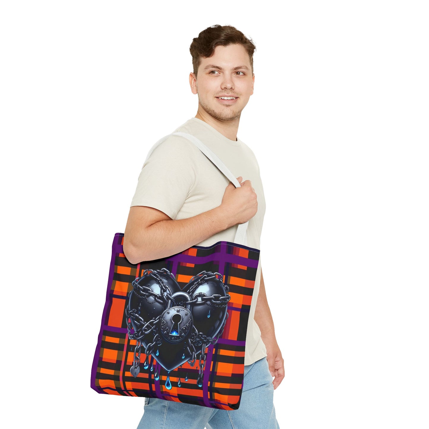 Fashionable Halloween Theme Tote Bag (AOP), Stylish for Everyday or Occasion, Perfect for Halloween Lovers, Great Gift Idea for Anyone