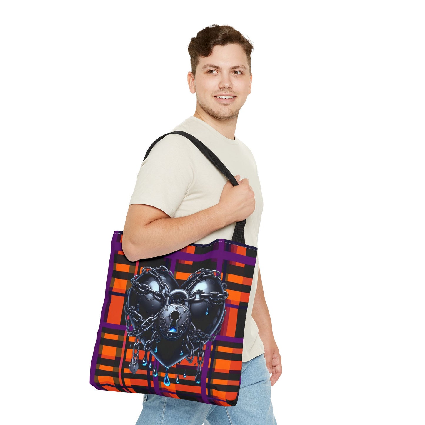 Fashionable Halloween Theme Tote Bag (AOP), Stylish for Everyday or Occasion, Perfect for Halloween Lovers, Great Gift Idea for Anyone