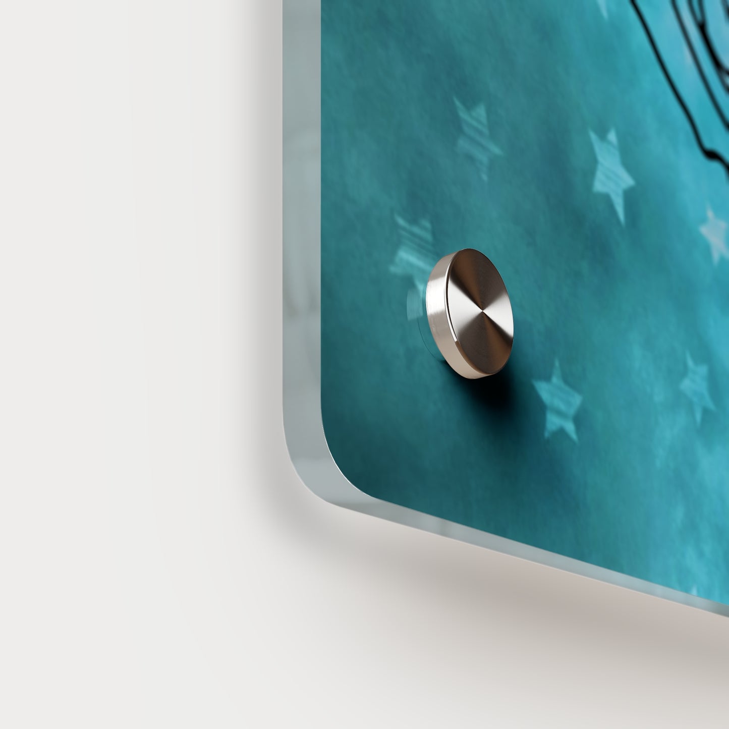 Starry Love You To The Moon And Back Acrylic Wall Art Panel, Beautiful Decor for Any Room, Accent for Any Room, Great Gift Idea for Any Occasion