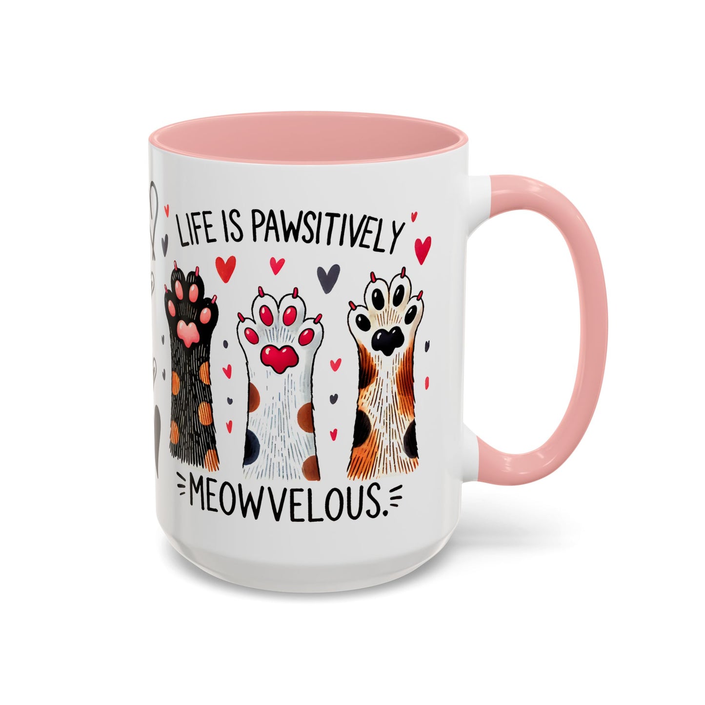 Coffee Mug - Humorous Stylish Cat Saying Mug, Gift Mug for Cat Lovers, Animal Lover Gift Idea, Housewarming Gift