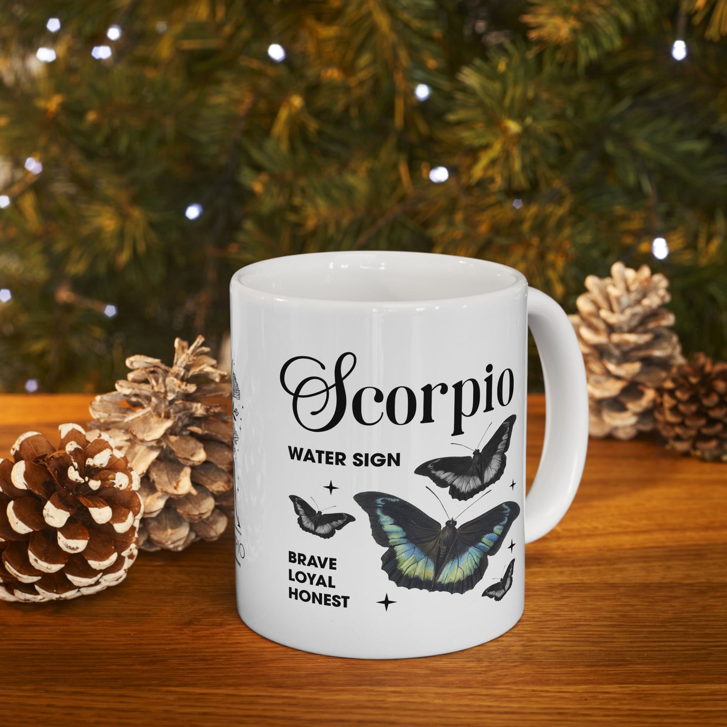 Scorpio Zodiac Ceramic Mug - Astrology Gift for Horoscope Lovers