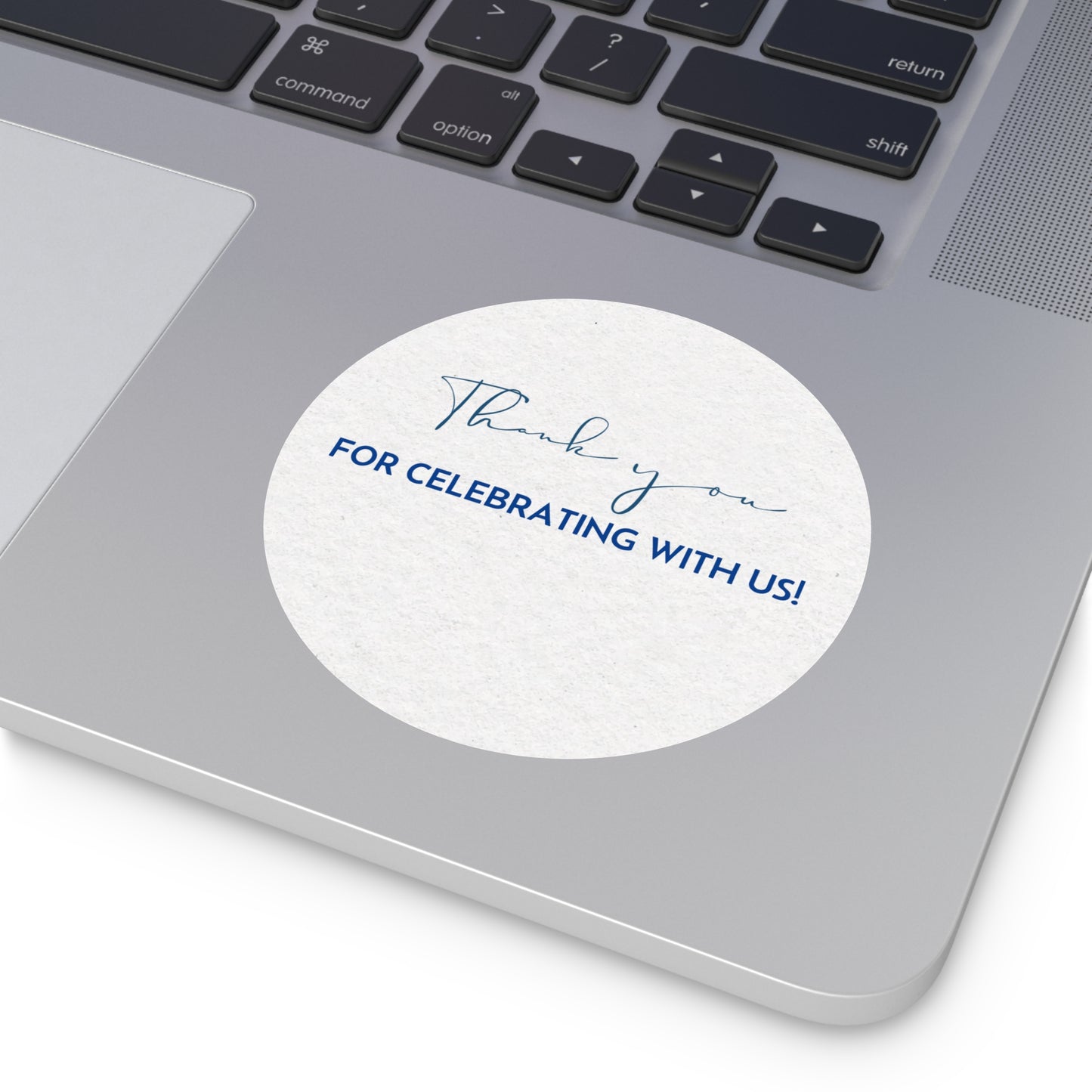 Thank You Celebration Stickers, Custom Wedding Favors, Personalized Party Decor, Event Stickers, Stylish Thank You Notes