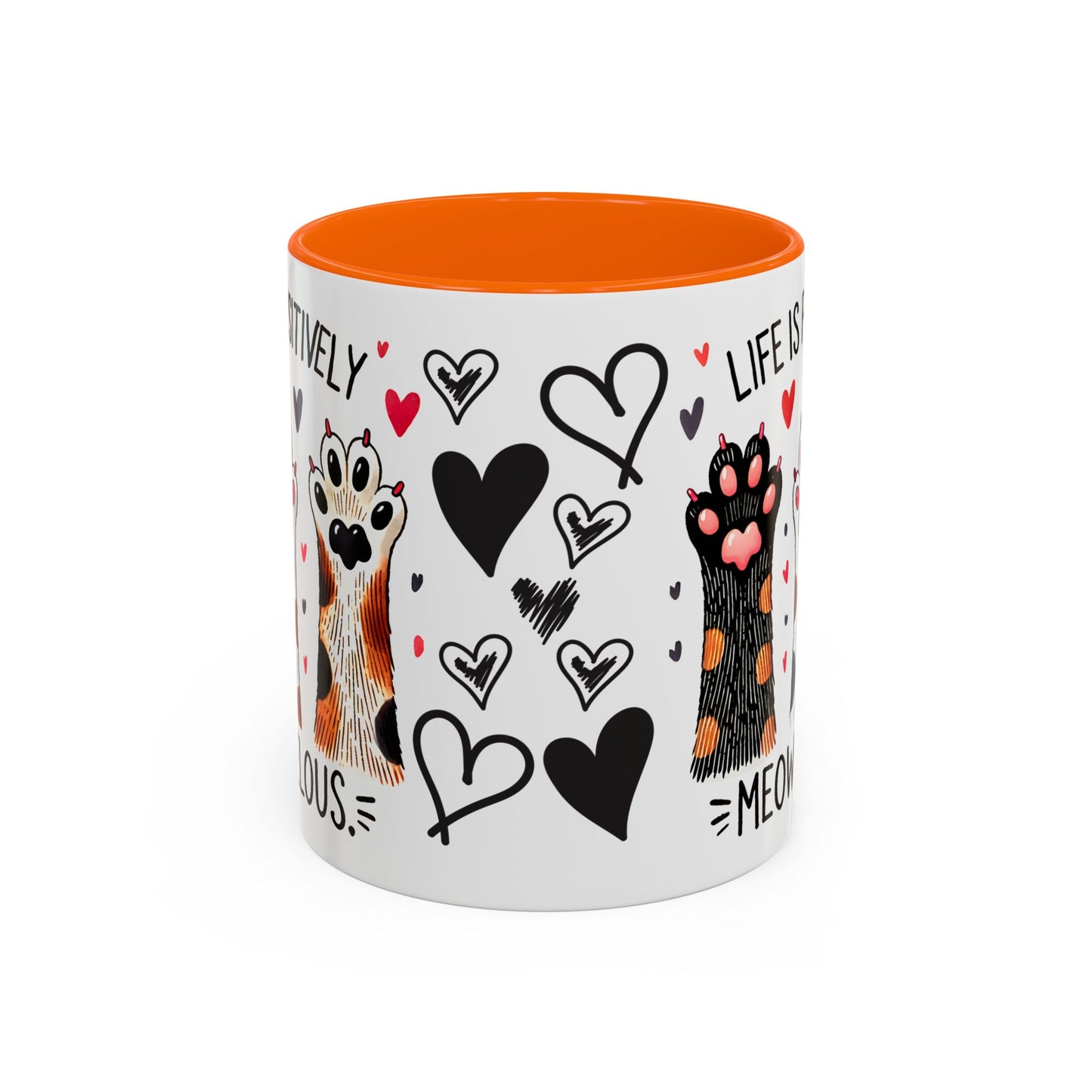 Coffee Mug - Humorous Stylish Cat Saying Mug, Gift Mug for Cat Lovers, Animal Lover Gift Idea, Housewarming Gift