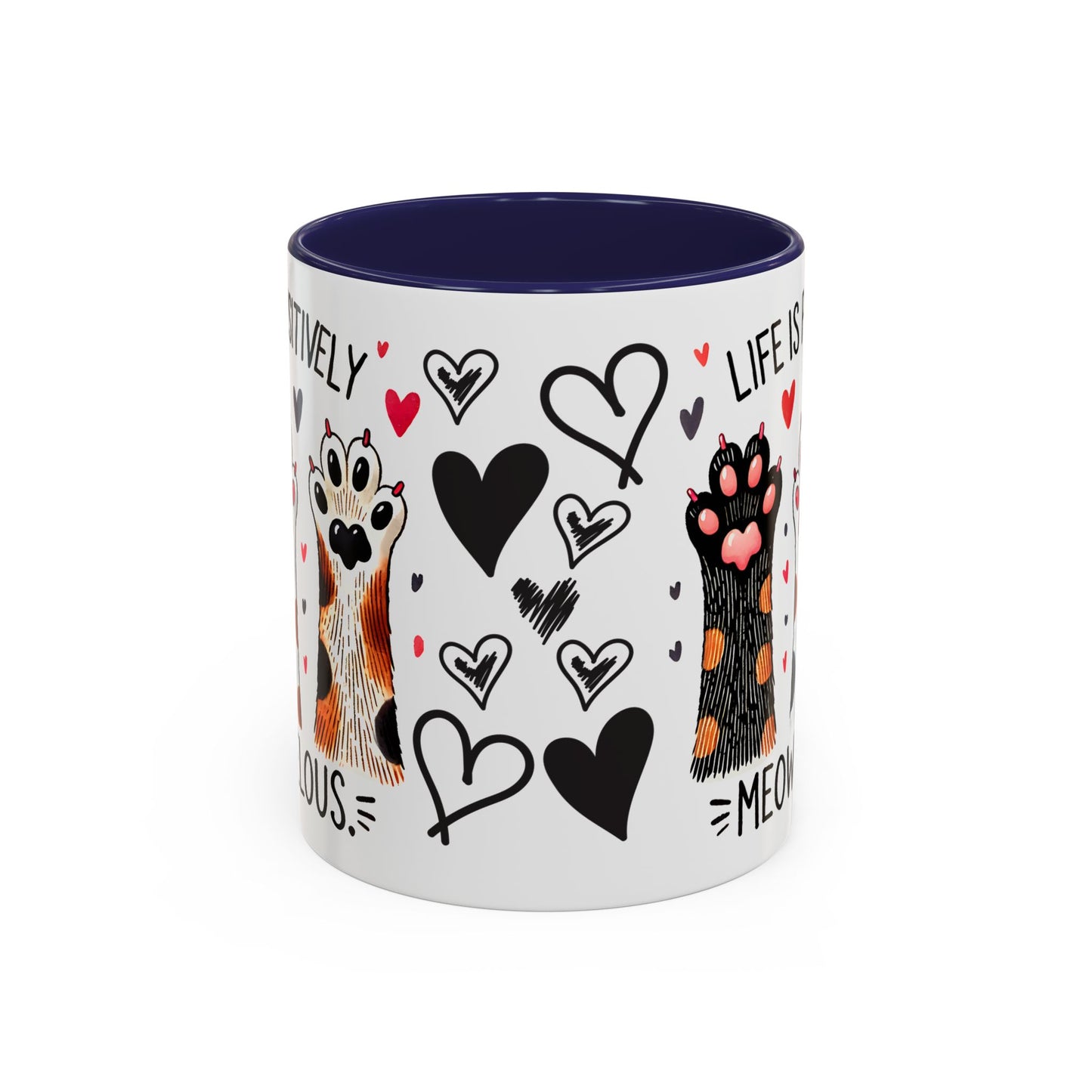 Coffee Mug - Humorous Stylish Cat Saying Mug, Gift Mug for Cat Lovers, Animal Lover Gift Idea, Housewarming Gift