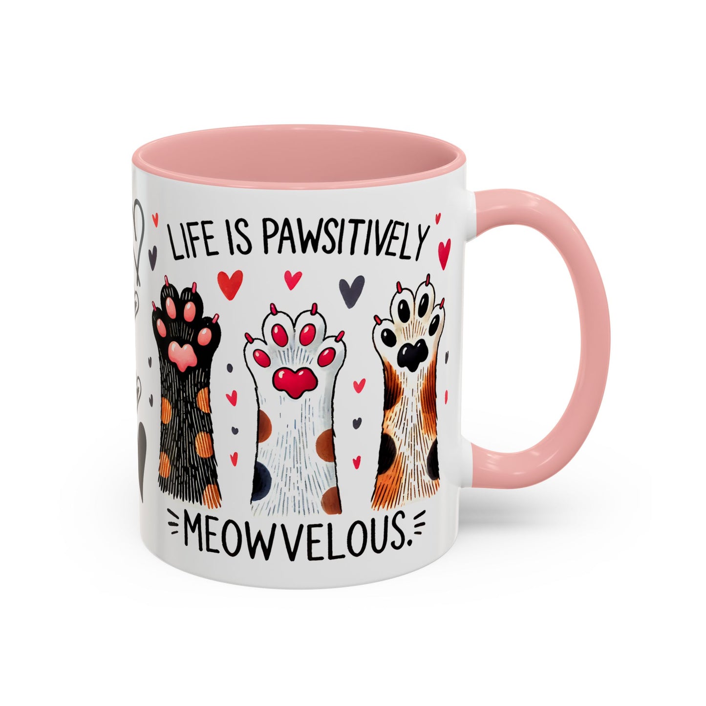 Coffee Mug - Humorous Stylish Cat Saying Mug, Gift Mug for Cat Lovers, Animal Lover Gift Idea, Housewarming Gift