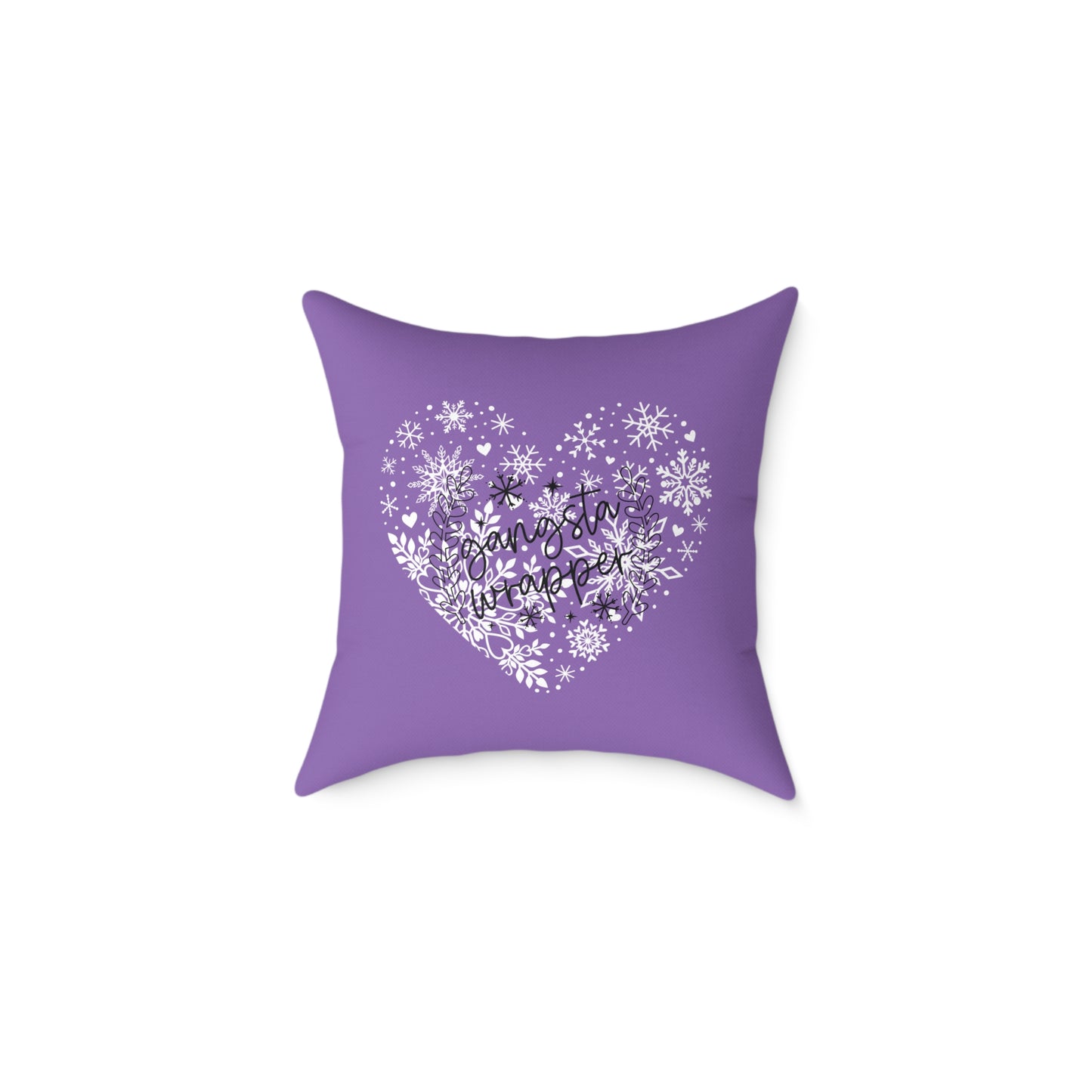 Holiday Humor Square Poly Canvas Pillow, Two-Sided Holiday Humor Decor Pillow for Home or Office, Accent for Any Room