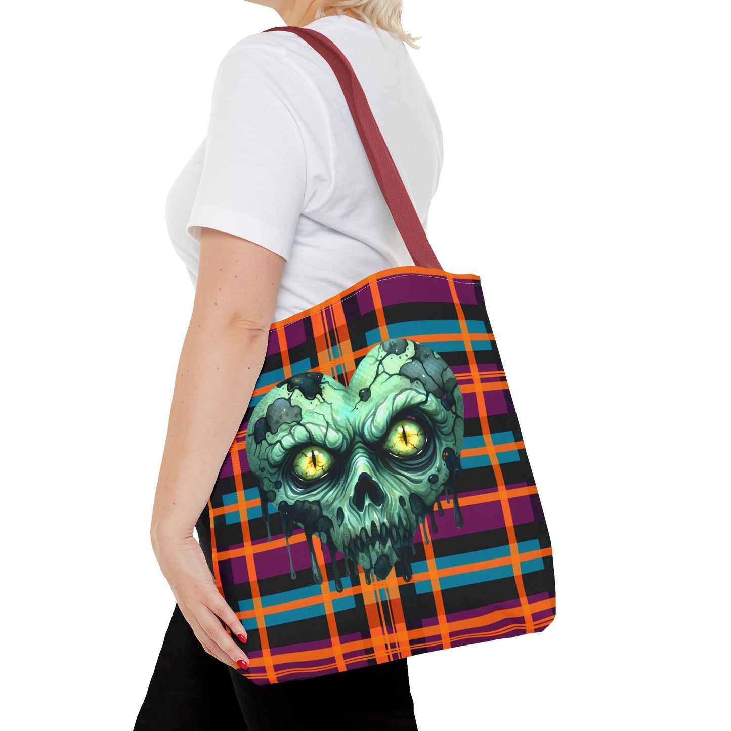 Fashionable Halloween Theme Tote Bag - Stylish Everyday Festive Halloween Lovers Gift