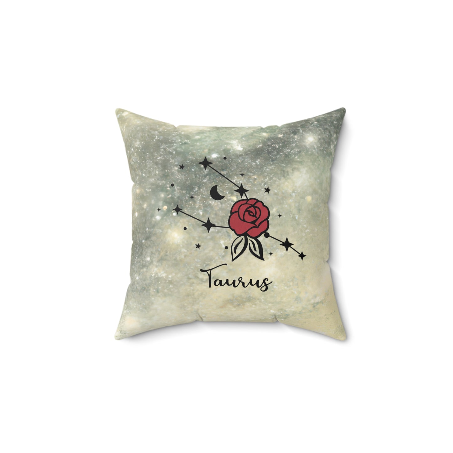 Taurus Zodiac Pillow, Astrological Decor, Celestial Cushion, Zodiac Gift, Home and Living, Astrology Pillow
