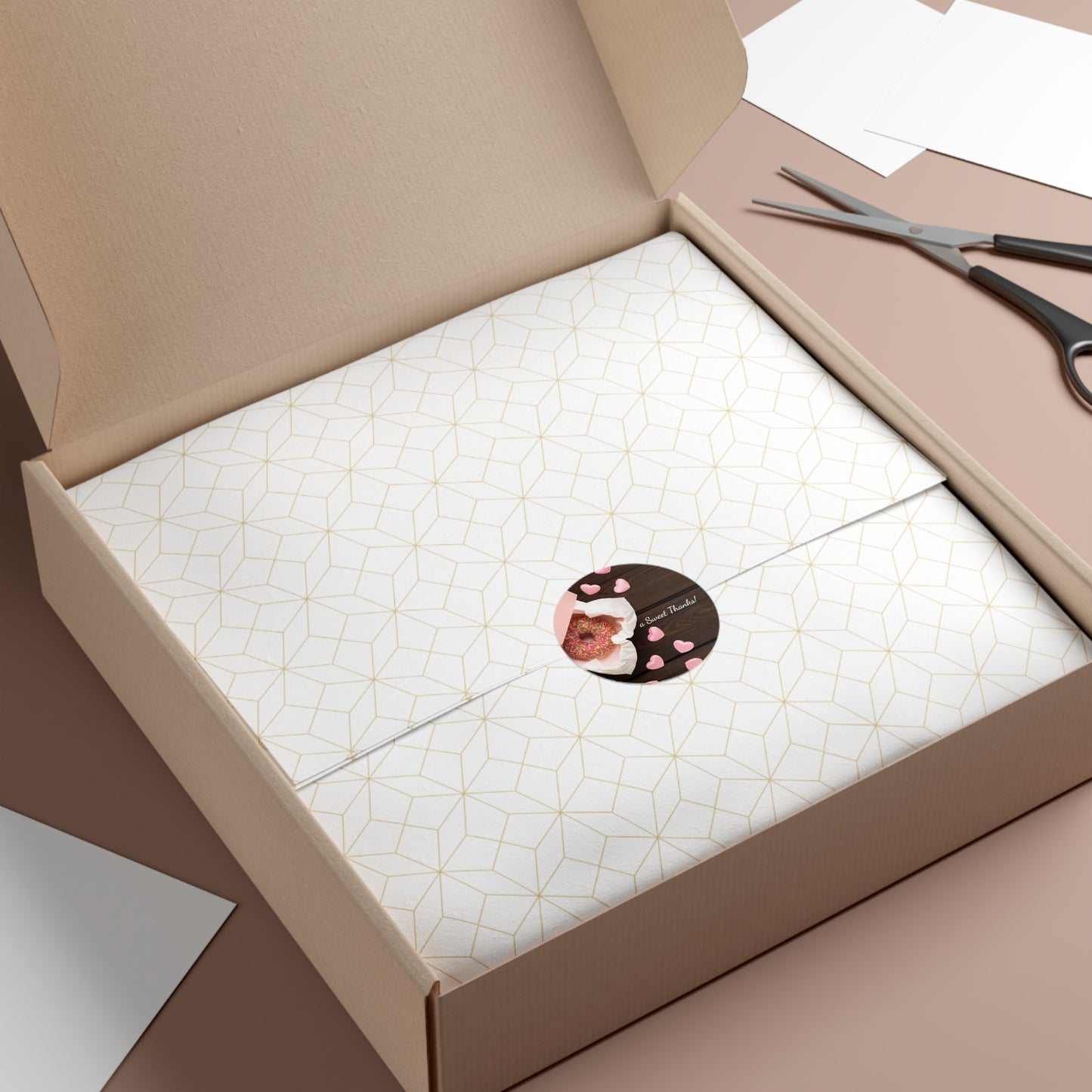 Thank You Round Vinyl Stickers, Sweet Thanks Stickers, Wedding Favor Stickers, Love & Gratitude Labels, Heart Celebration Decals