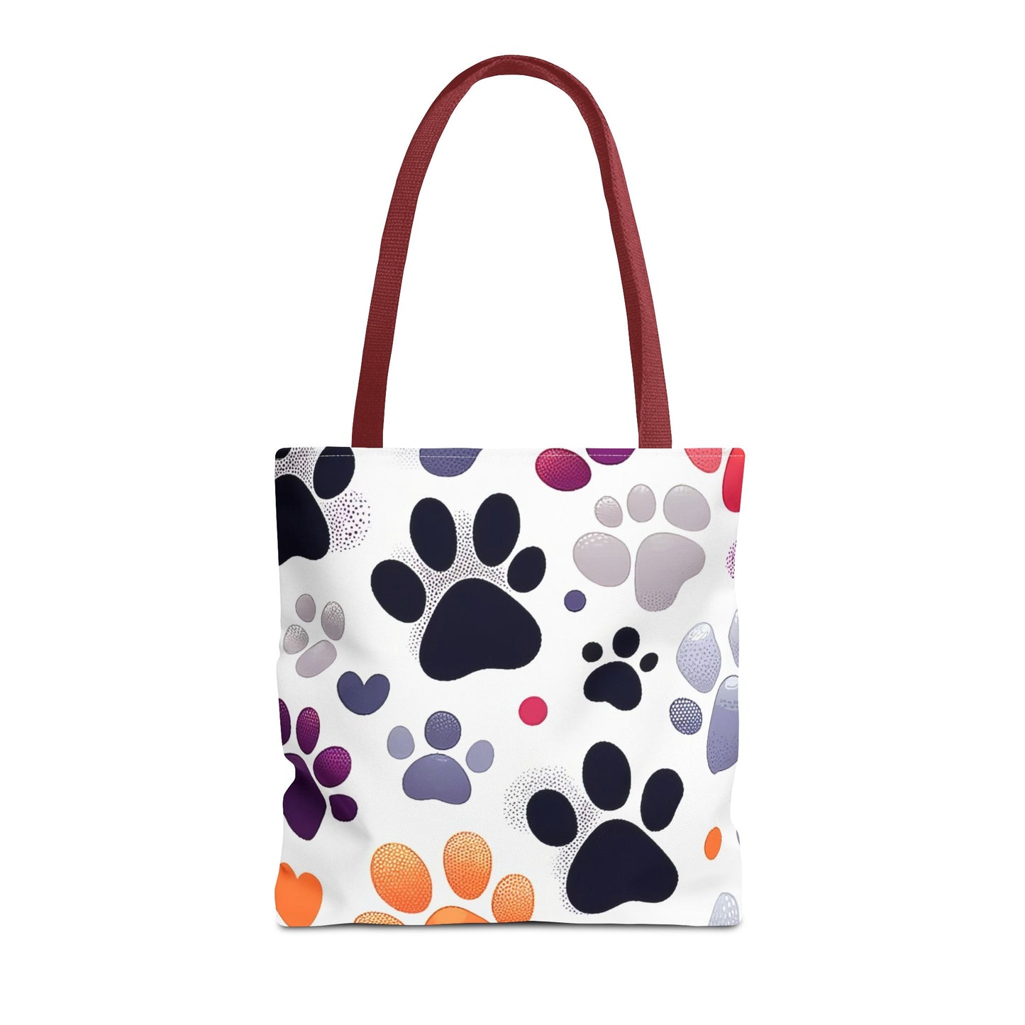 Paw Print FashionableTote Bag (AOP), Stylish, Animal Lovers, Pet Lovers, Great Gift Idea for Birthdays, Holidays or Any Occasion for Anyone