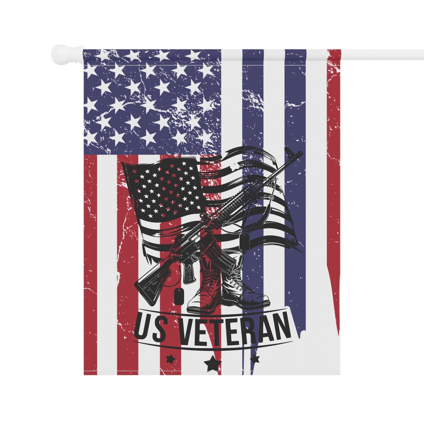 Patriotic Veteran Garden Flag - Celebrate Freedom & Honor Heroes