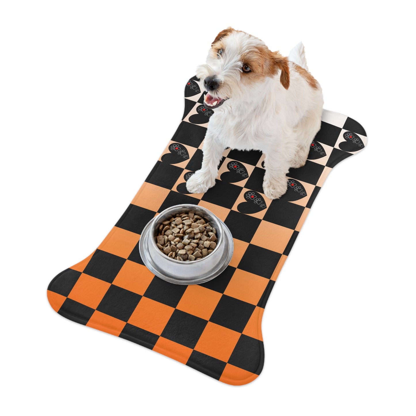 Stylish Pet Feeding Mats with Cute Heart Design, Dog Feeding Mat, Cat Feeding Place, Pet Accessories, Home Decor