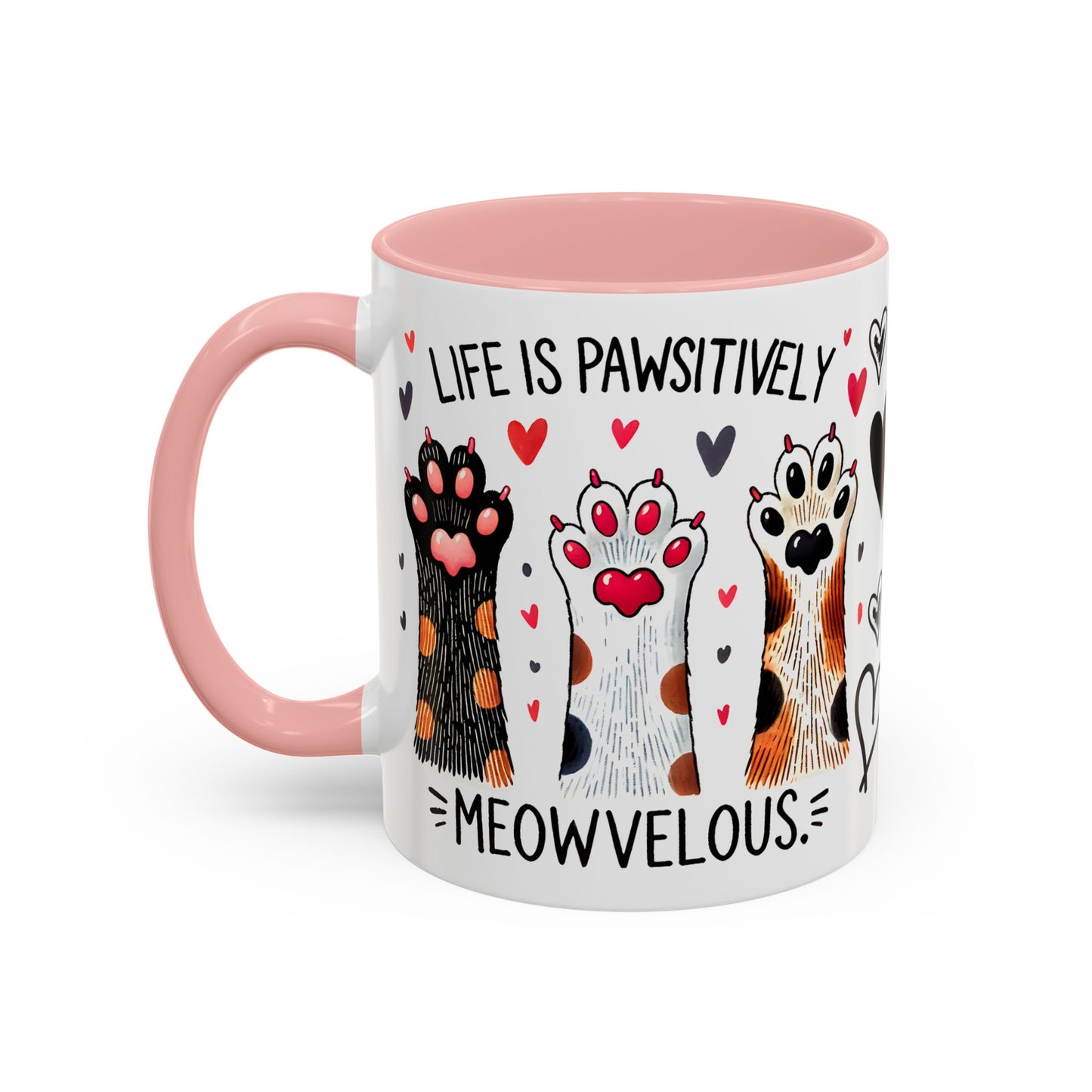 Coffee Mug - Humorous Stylish Cat Saying Mug, Gift Mug for Cat Lovers, Animal Lover Gift Idea, Housewarming Gift