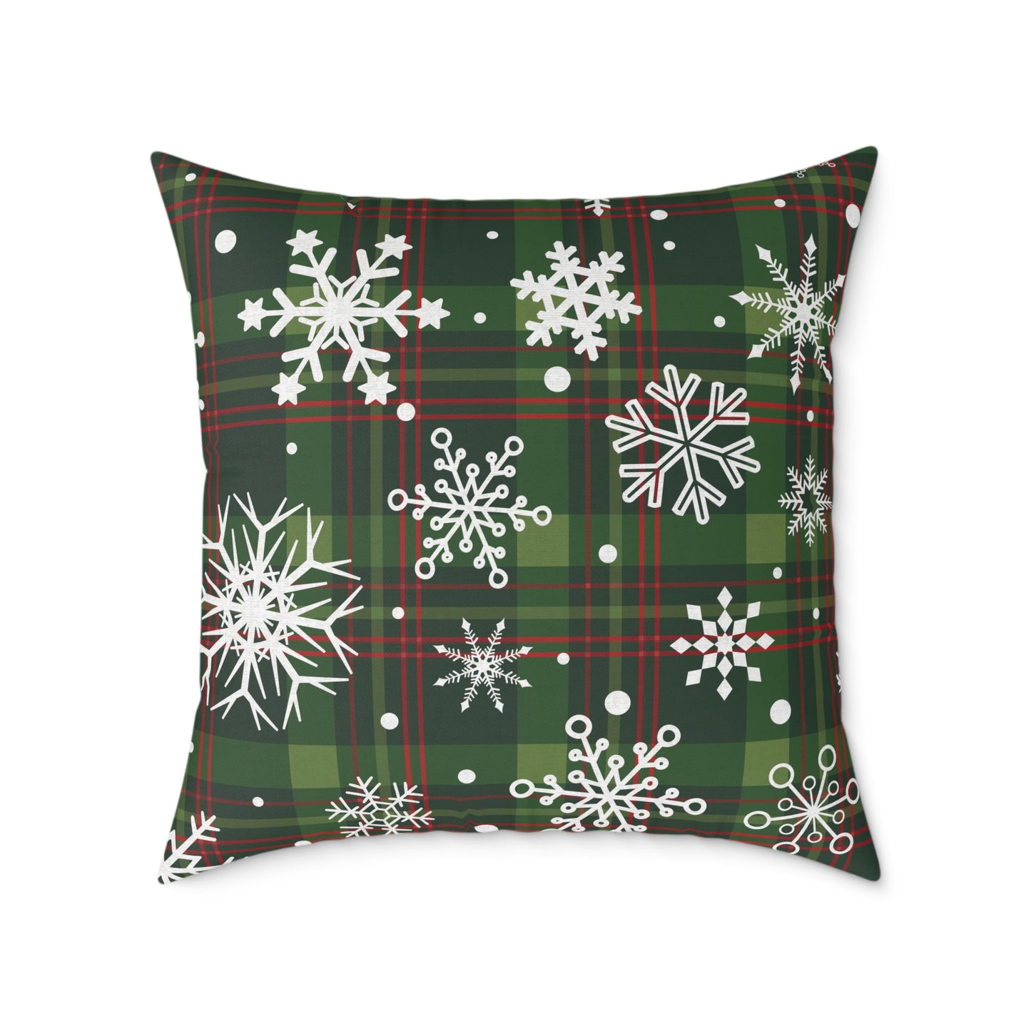 Holiday Humor Square Poly Canvas Pillow, Beautiful Two-Sided Holiday Decor, Holiday Accent for Home or Office, Accent for Any Room