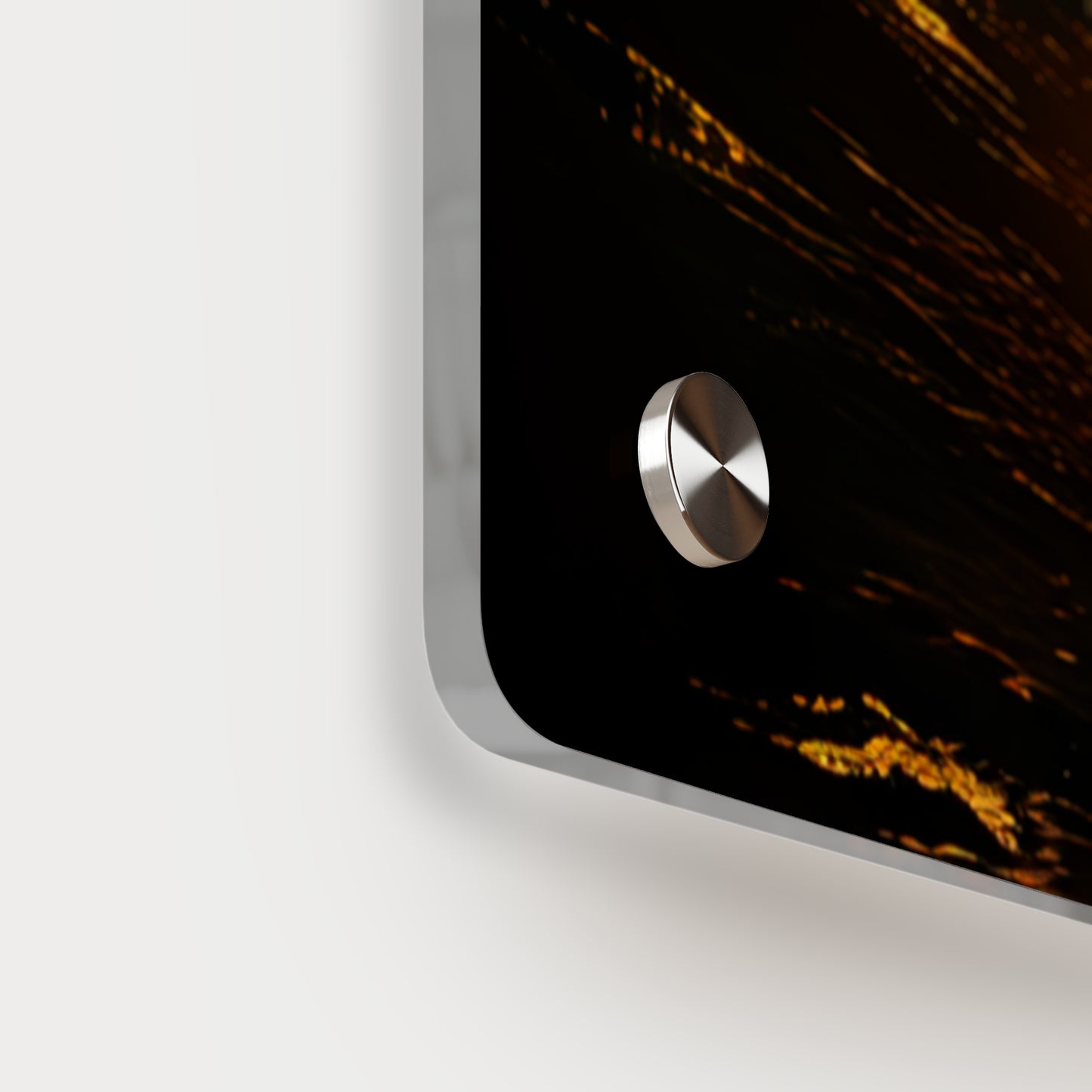 Gothic Theme Acrylic Wall Art Panel, Purple Dragon with Moon Background, Dragon Lovers, For Anyone, Accent for Any Room