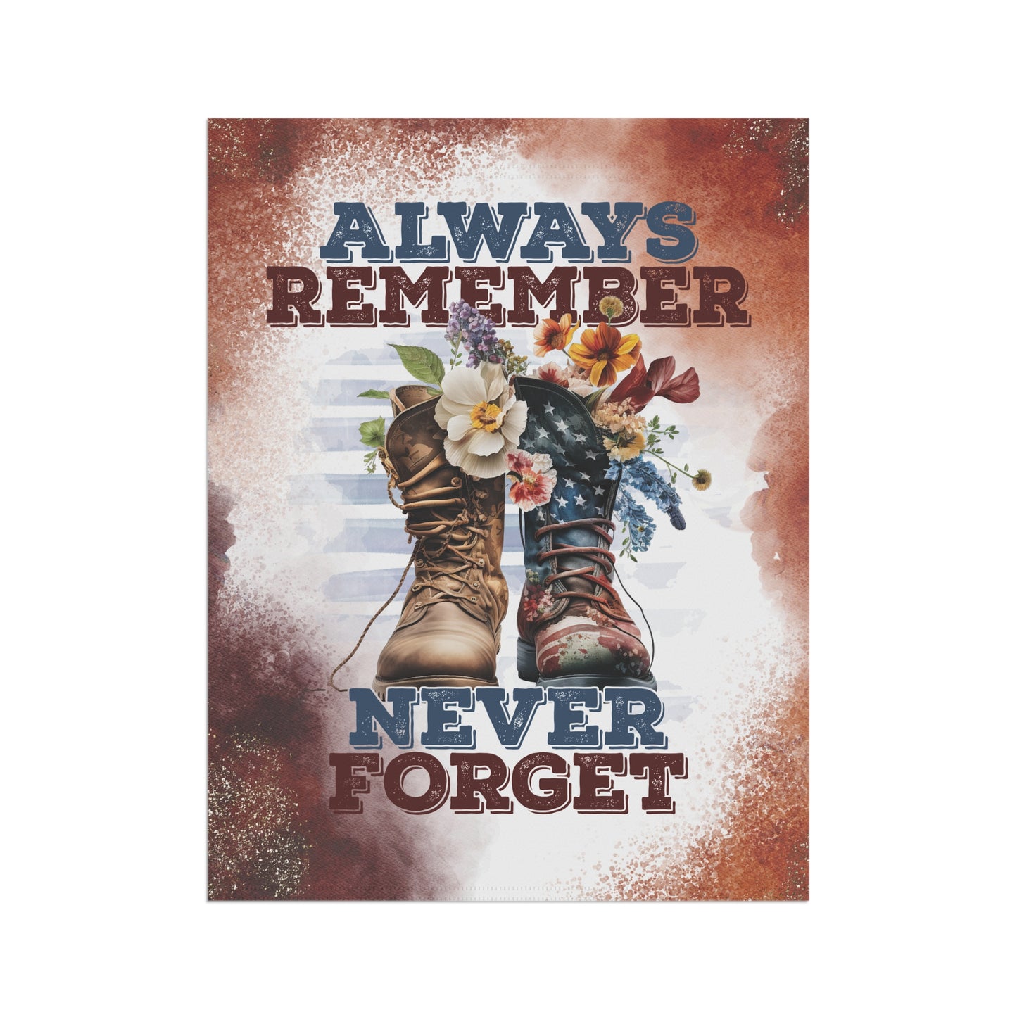 Memory Garden Flag - Always Remember Never Forget Banner