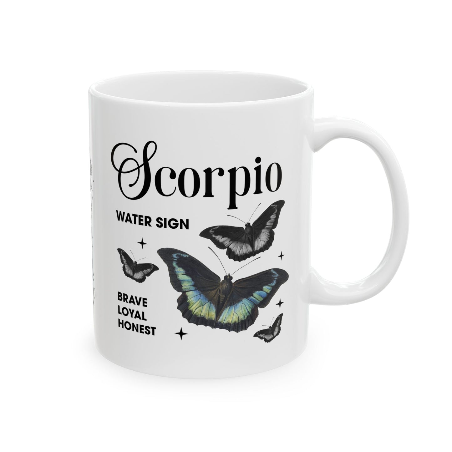 Scorpio Zodiac Ceramic Mug - Astrology Gift for Horoscope Lovers