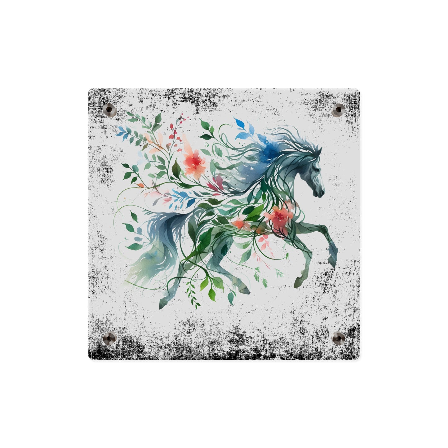 Whimsical Horse Acrylic Wall Art Panel – Nature-Inspired Home Decor