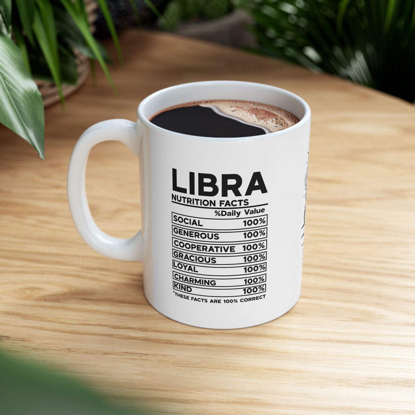 Libra Zodiac Ceramic Mug | 11oz & 15oz | Astrology Gifts for Libra Lovers