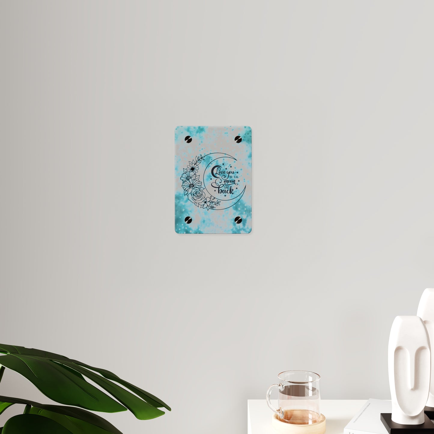 Starry Love You To The Moon And Back Acrylic Wall Art Panel, Beautiful Decor for Any Room, Accent for Any Room, Great Gift Idea for Any Occasion