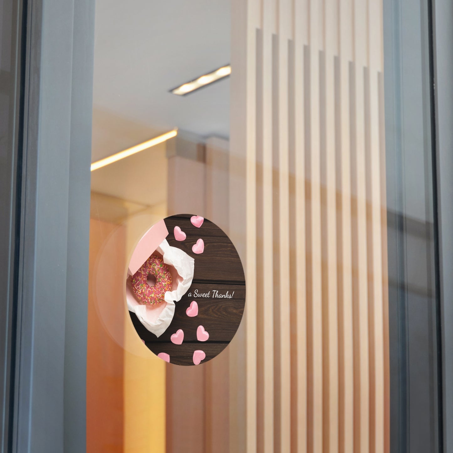 Thank You Round Vinyl Stickers, Sweet Thanks Stickers, Wedding Favor Stickers, Love & Gratitude Labels, Heart Celebration Decals