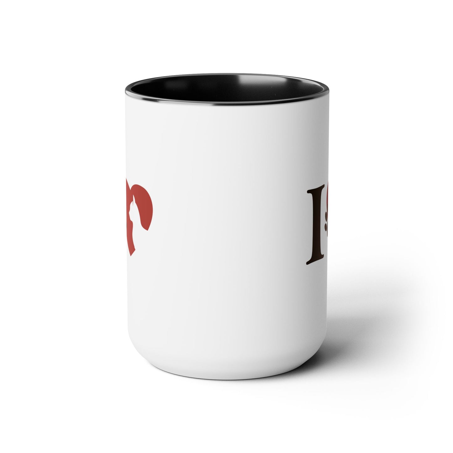 Pet Cat Theme Two-Tone Coffee Mugs, 15oz, Animal Lovers,  Cat Lover Quote, Pet Lovers, Coffee, Tea, Hot Chocolate Lovers, Gift Idea for Any Occasion