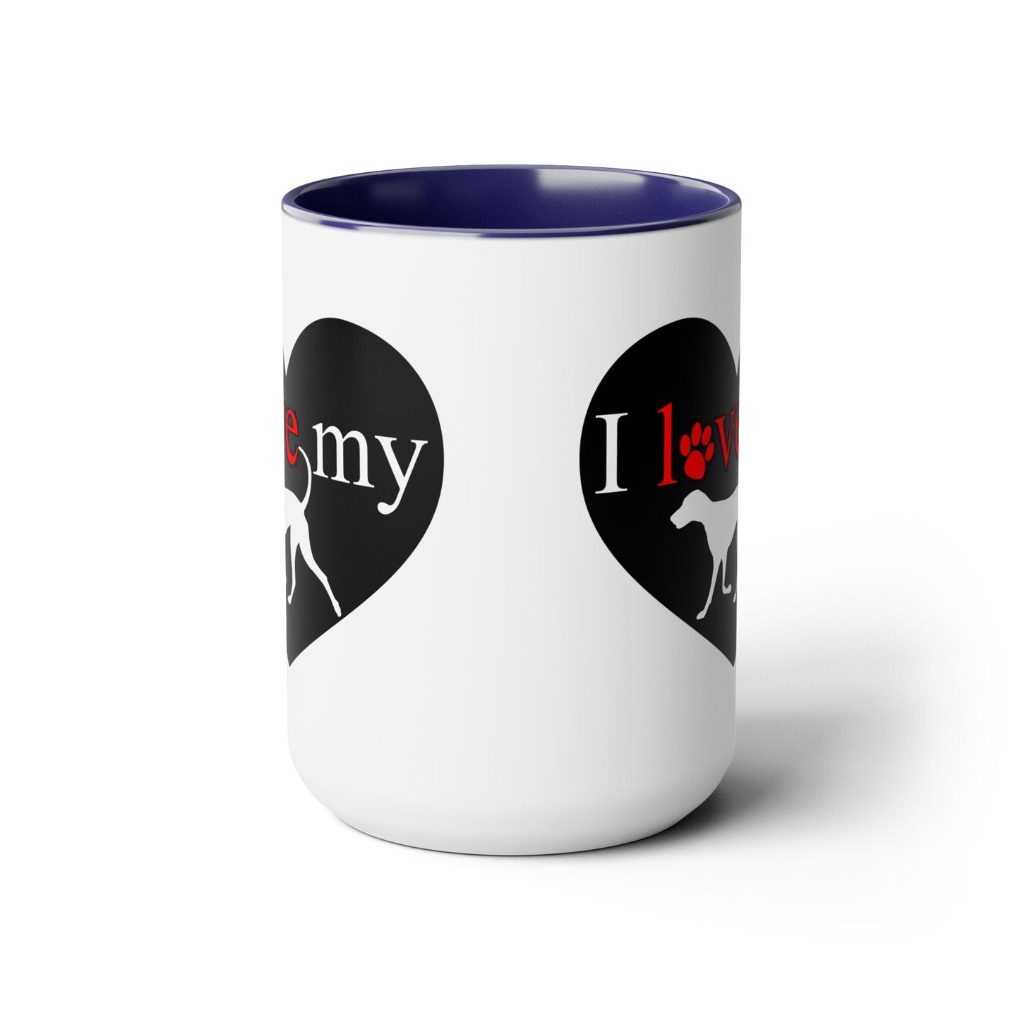 Pet Theme Two-Tone Coffee Mugs, 15oz, Animal Lovers, Pet Lovers Quote, Pet Lovers, Coffee, Tea, Hot Chocolate Lovers, Gift Idea for Any Occasion