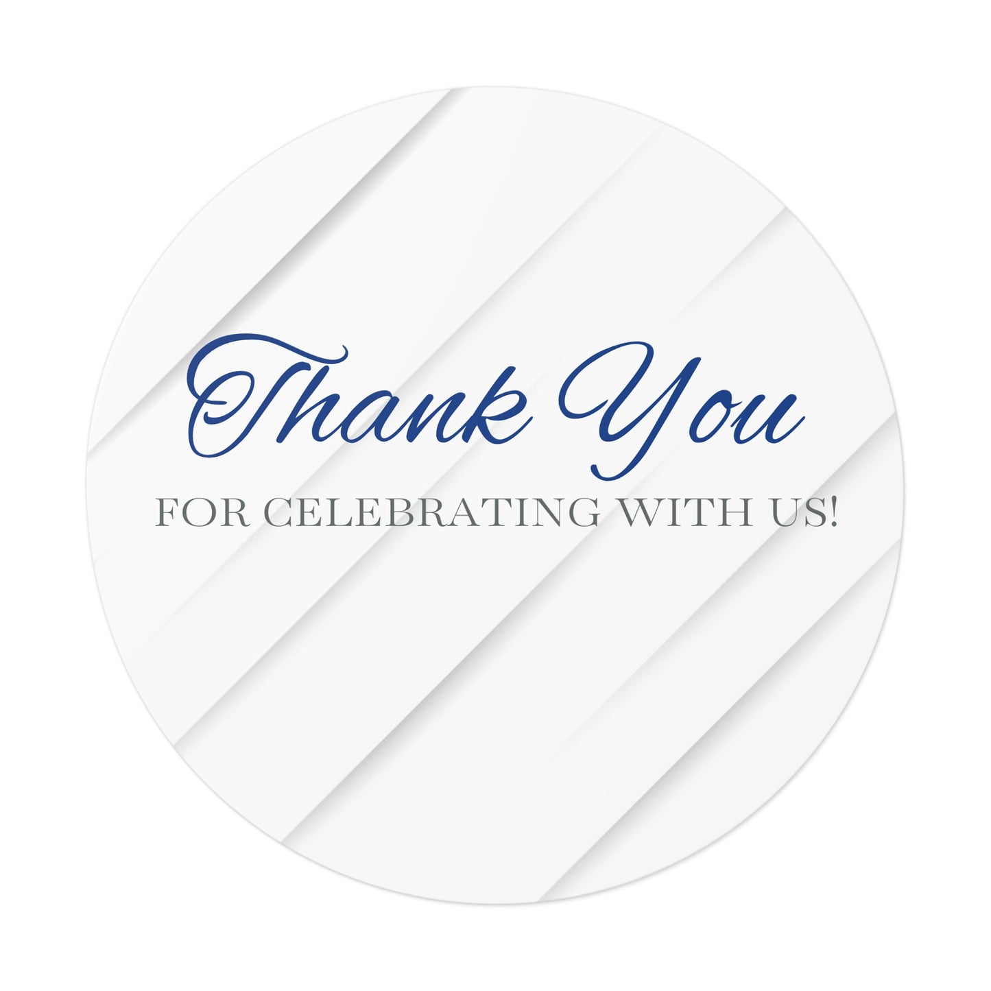Elegant Thank You Custom Stickers for Weddings, Party Favors, Bridal Showers, Custom Labels, Celebration Decal, Personalized Gifts
