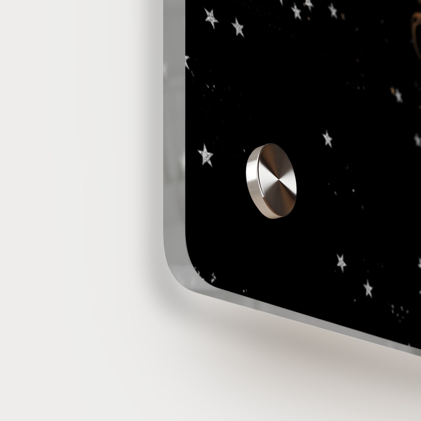 Sleek Dragon Acrylic Wall Art Panel - Celestial Decor for Fantasy Lovers