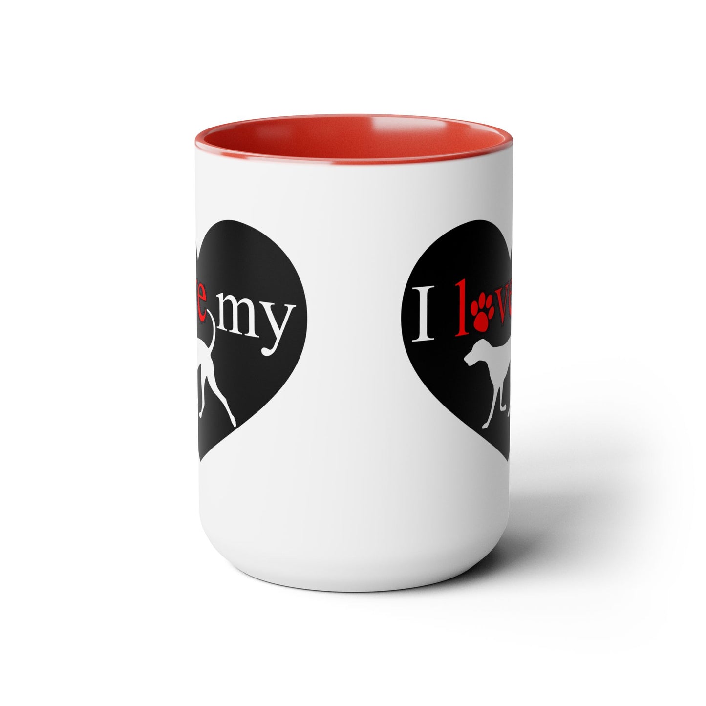 Pet Theme Two-Tone Coffee Mugs, 15oz, Animal Lovers, Pet Lovers Quote, Pet Lovers, Coffee, Tea, Hot Chocolate Lovers, Gift Idea for Any Occasion