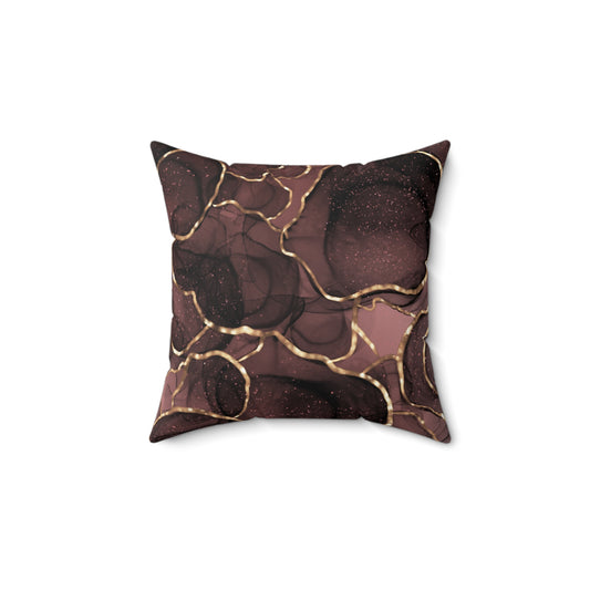 Stylish Spun Polyester Square Pillow,  Decorative Pillow for Any Room for Home or Office, Beautiful Accent for Everyday.