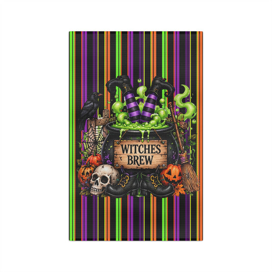 Witches Brew Halloween Microfiber Tea Towel