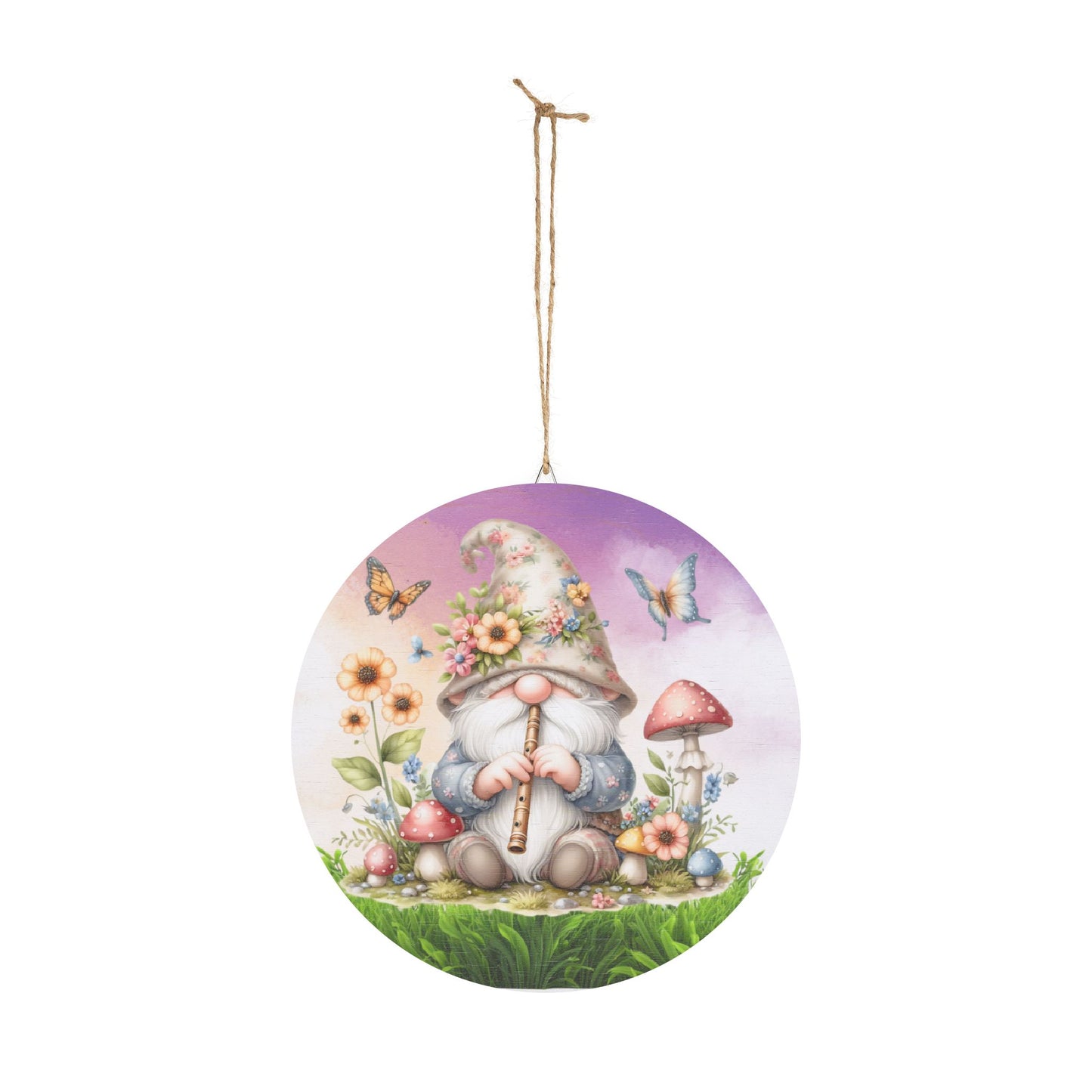 Charming Gnome Rustic Charm Wood Sign - Whimsical Forest Rustic Charm Decor for Home, Garden, or Gifts