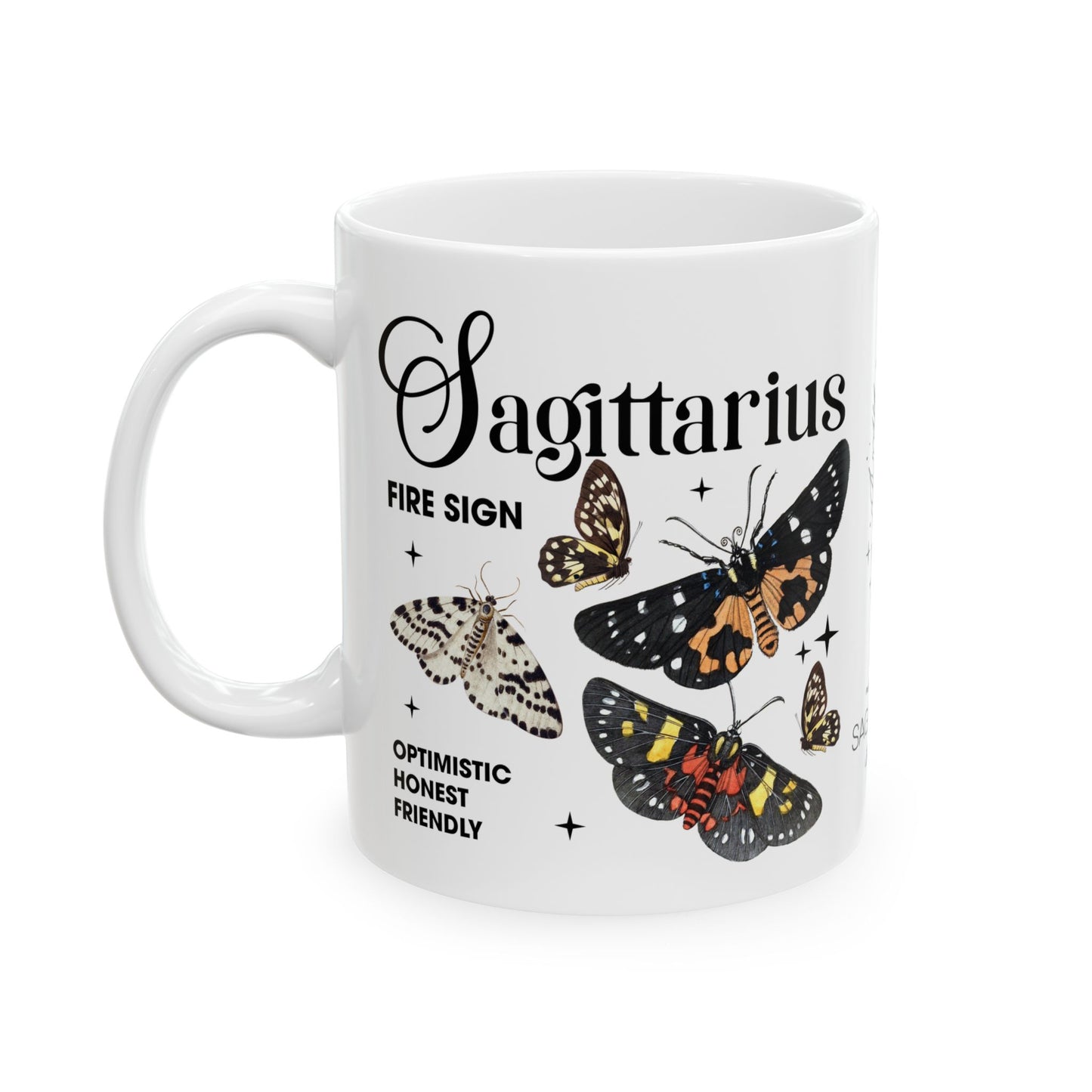 Sagittarius Zodiac Ceramic Mug - Astrology Gifts for Astrology Lovers - 11oz & 15oz Sizes
