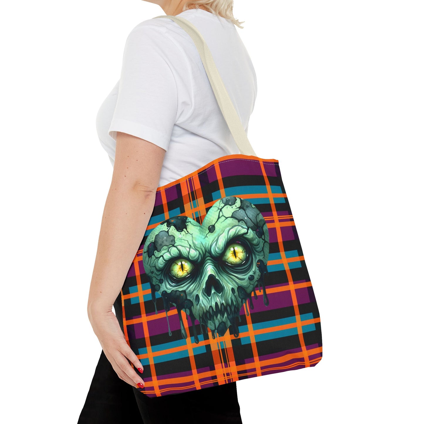 Fashionable Halloween Theme Tote Bag - Stylish Everyday Festive Halloween Lovers Gift