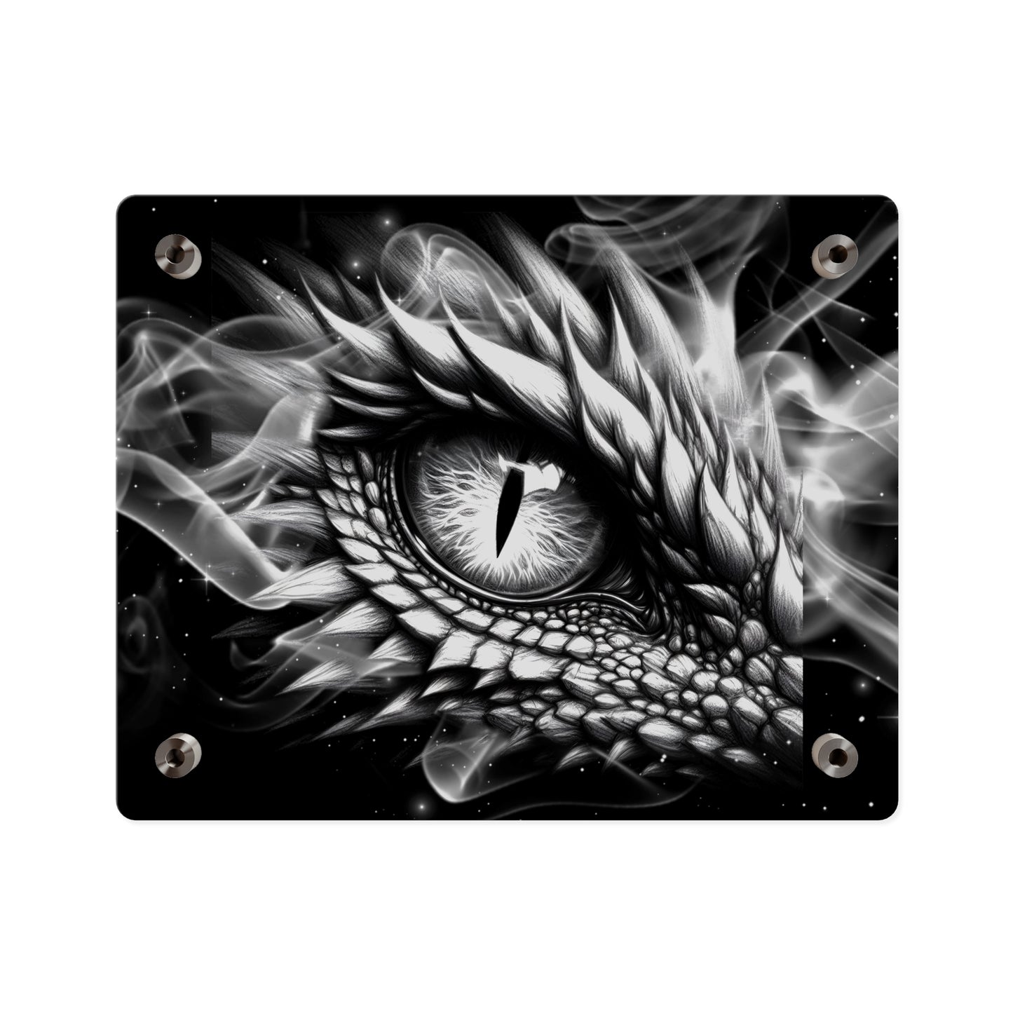 Mystical Dragon Eye Acrylic Wall Art Panels - Home Decor for Fantasy Lovers